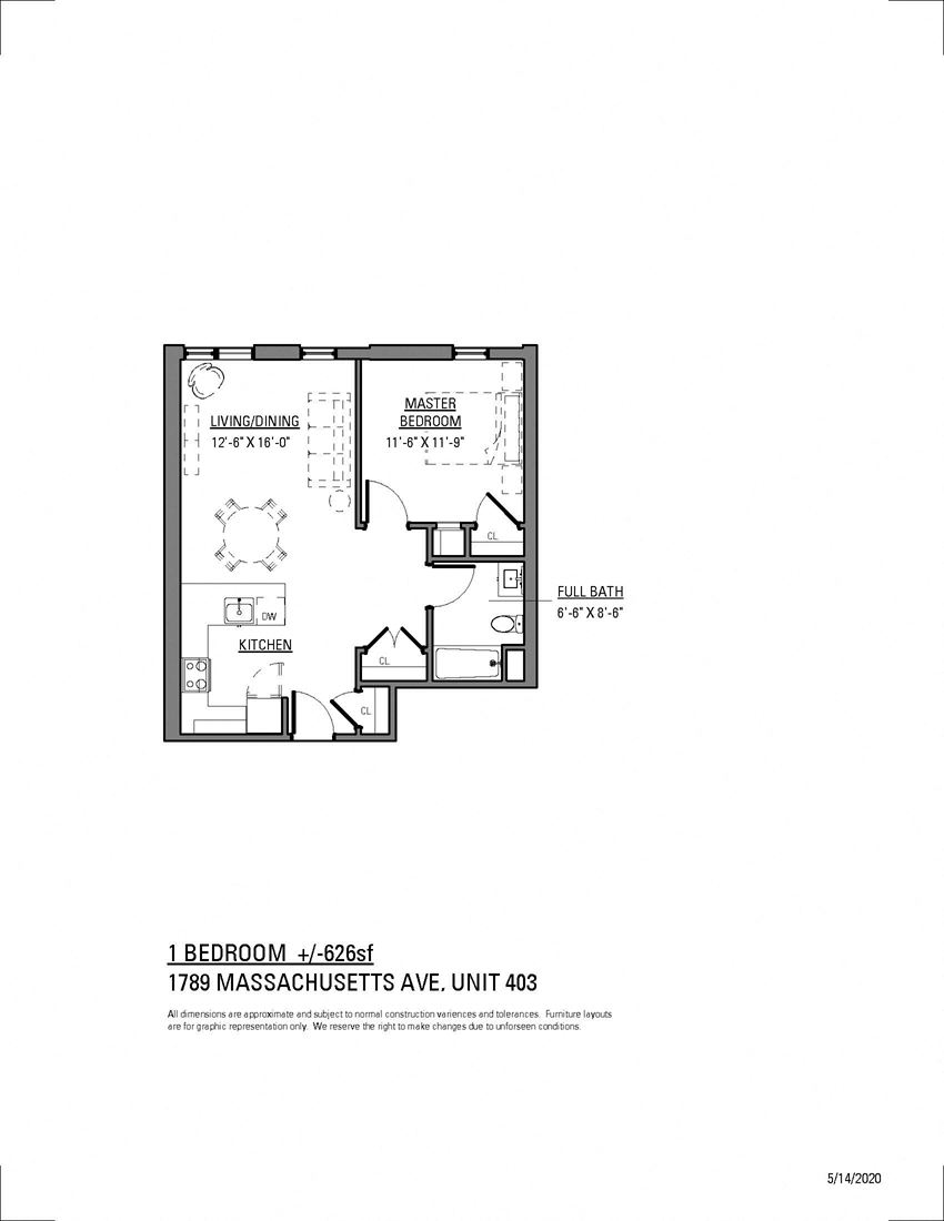 1789 MASSACHUSETTS, UNIT 403